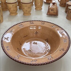 Montana Silversmiths rimmed serving bowl